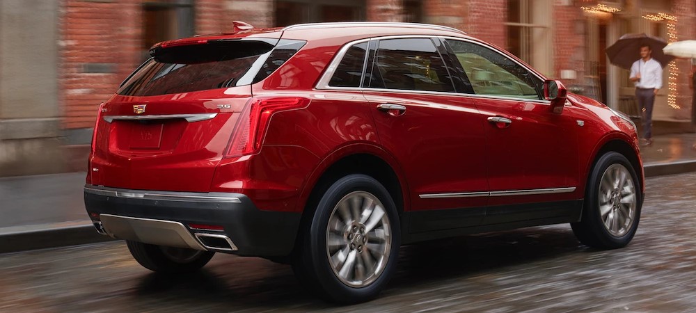 2019 Cadillac XT5 Red Exterior Rear View Picture